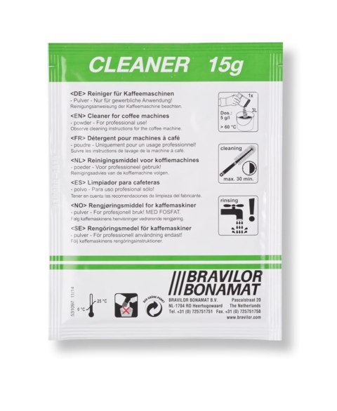 Cleaner 15x15g - Bravilor Bonamat