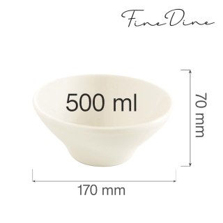 Miska stożkowa Crema 500 ml, 160x64 mm - Finr Dine