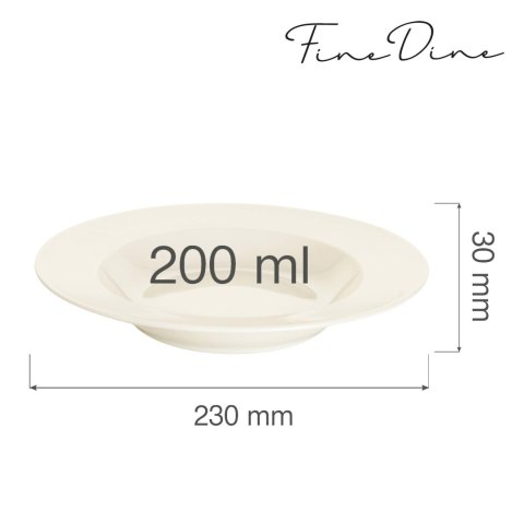 Talerz głęboki Crema 230 mm - Fine Dine