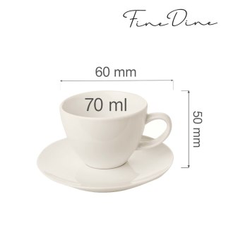 Filiżanka elegancka Crema 70 ml - Fine Dine