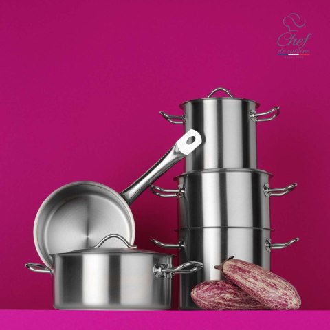 Garnek ze stali nierdzewnej wysoki king size 155l śr. 600x(H)550 mm Chef de Cuisine