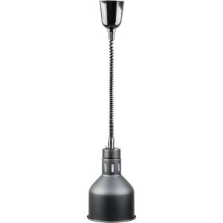 Lampa do podgrzewania potraw wisząca, czarna, P 0.25 kW, U 230 V